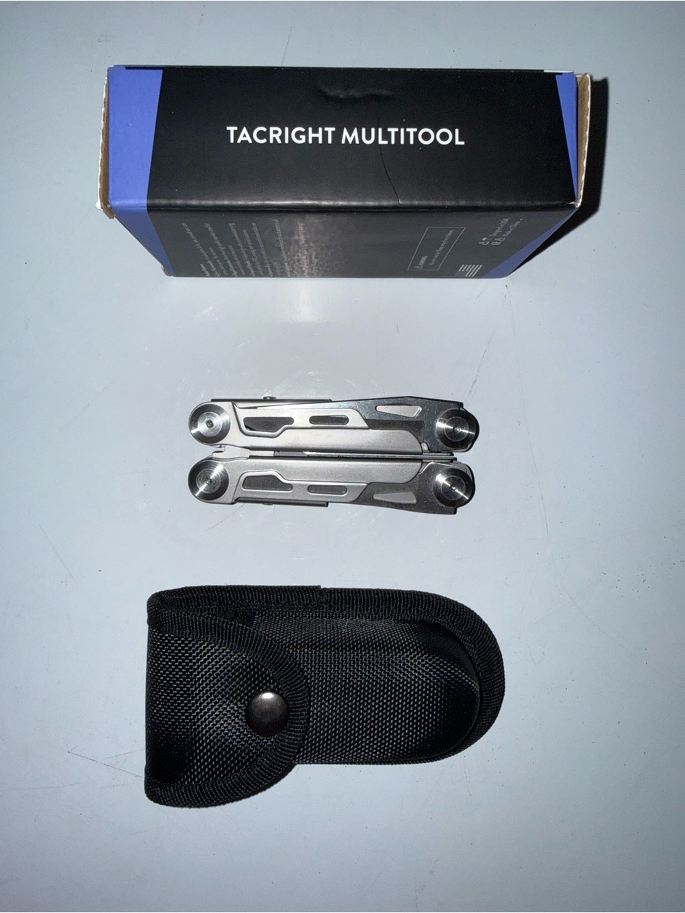 TacRight Silver Multitool - Compact Men’s Accessory multitool brand - Picture 4 of 7